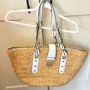 Michael Kors Woven Straw Purse